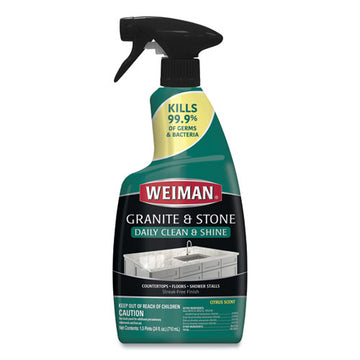 WEIMAN® Granite Cleaner And Polish, Citrus Scent, 24 Oz Spray Bottle freeshipping - TVN Wholesale